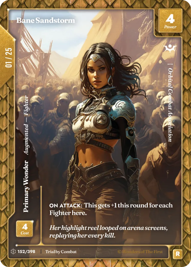 Bane Sandstorm — Rare Dragonfoil