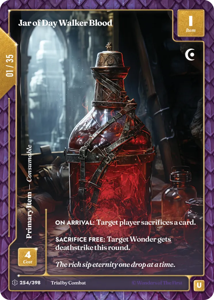 Jar of Day Walker Blood — Uncommon Dragonfoil
